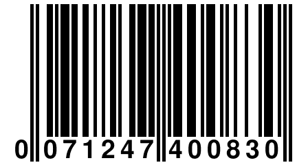 0 071247 400830