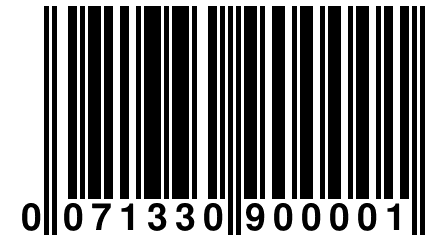 0 071330 900001