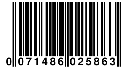 0 071486 025863