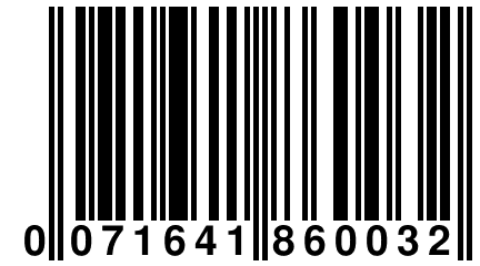 0 071641 860032