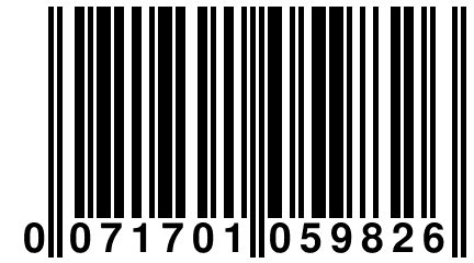 0 071701 059826