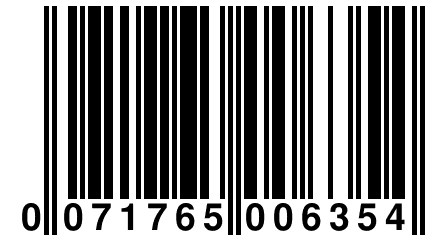 0 071765 006354