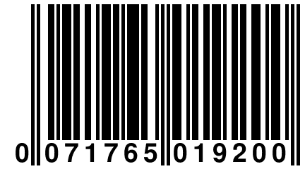 0 071765 019200