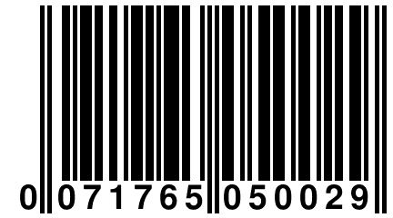 0 071765 050029