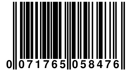 0 071765 058476