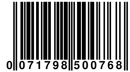 0 071798 500768