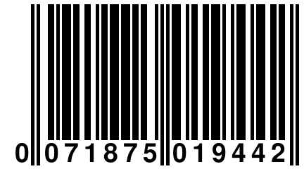 0 071875 019442