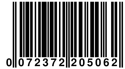 0 072372 205062