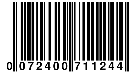 0 072400 711244