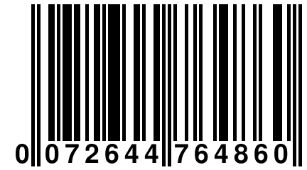 0 072644 764860