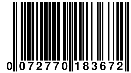 0 072770 183672