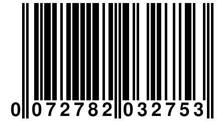 0 072782 032753