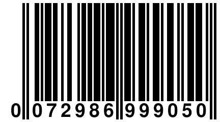 0 072986 999050