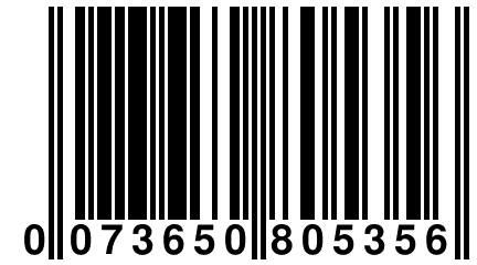 0 073650 805356