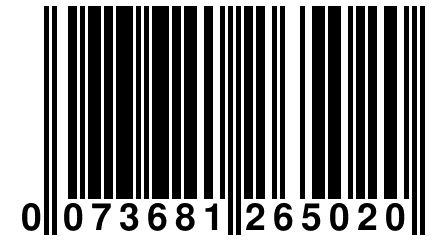 0 073681 265020