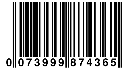 0 073999 874365