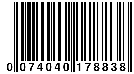 0 074040 178838