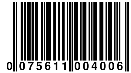 0 075611 004006