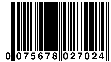 0 075678 027024