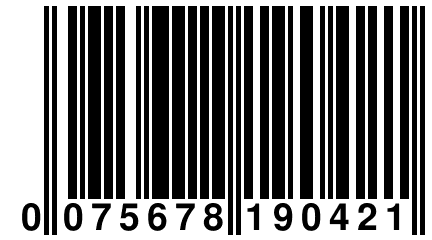 0 075678 190421