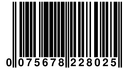 0 075678 228025