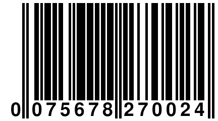 0 075678 270024