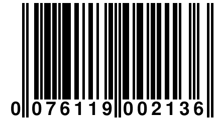 0 076119 002136