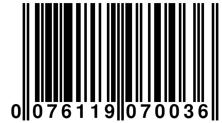 0 076119 070036