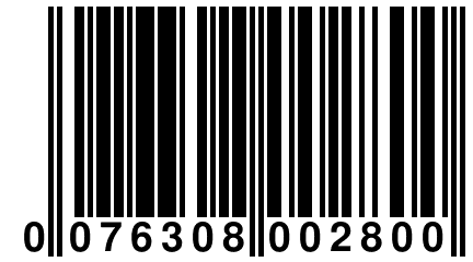 0 076308 002800