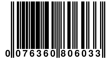 0 076360 806033