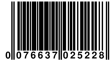 0 076637 025228