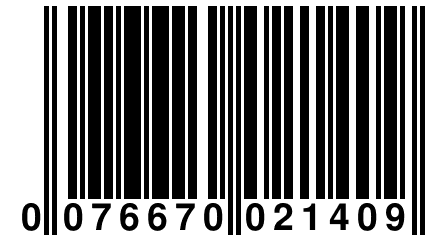 0 076670 021409