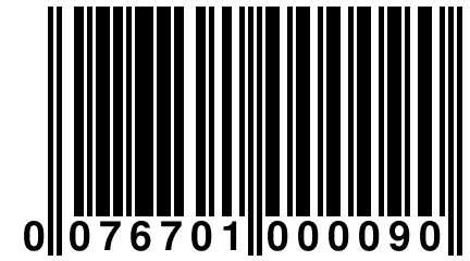 0 076701 000090