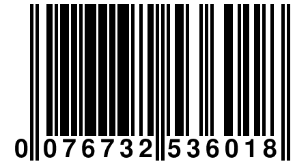 0 076732 536018