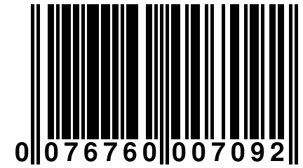 0 076760 007092