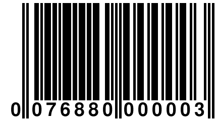 0 076880 000003