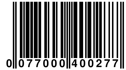 0 077000 400277