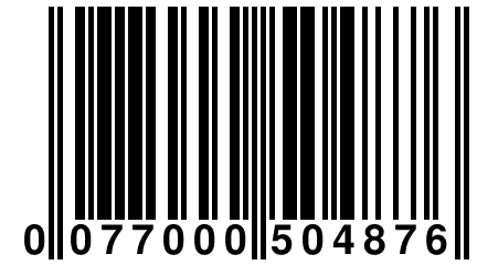 0 077000 504876