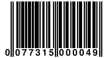 0 077315 000049