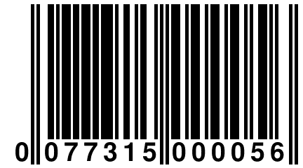 0 077315 000056