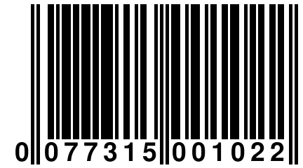 0 077315 001022