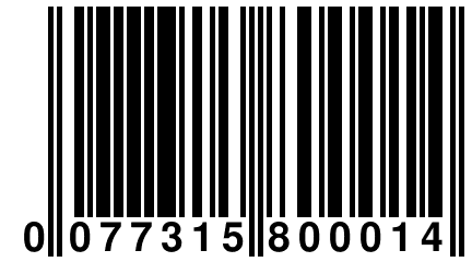 0 077315 800014