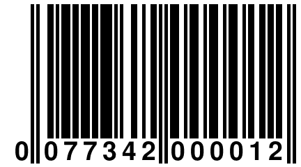 0 077342 000012