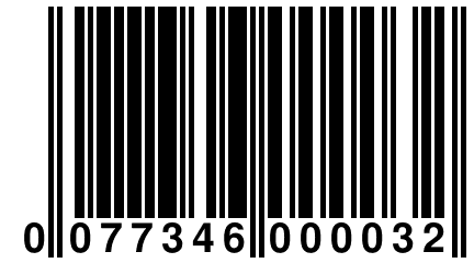 0 077346 000032