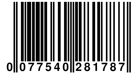 0 077540 281787