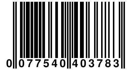 0 077540 403783