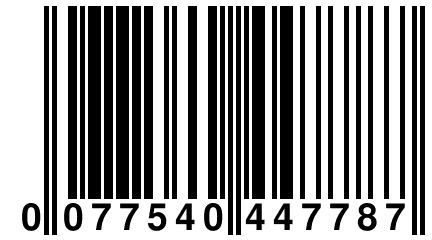 0 077540 447787