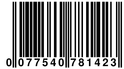 0 077540 781423