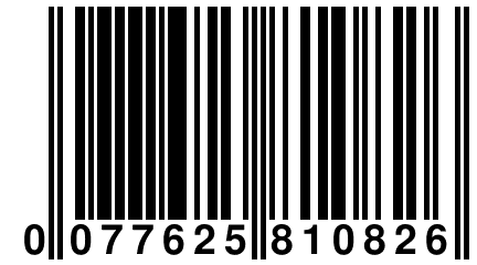 0 077625 810826