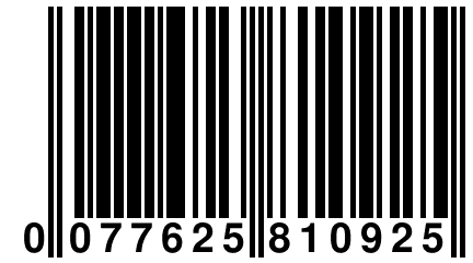 0 077625 810925